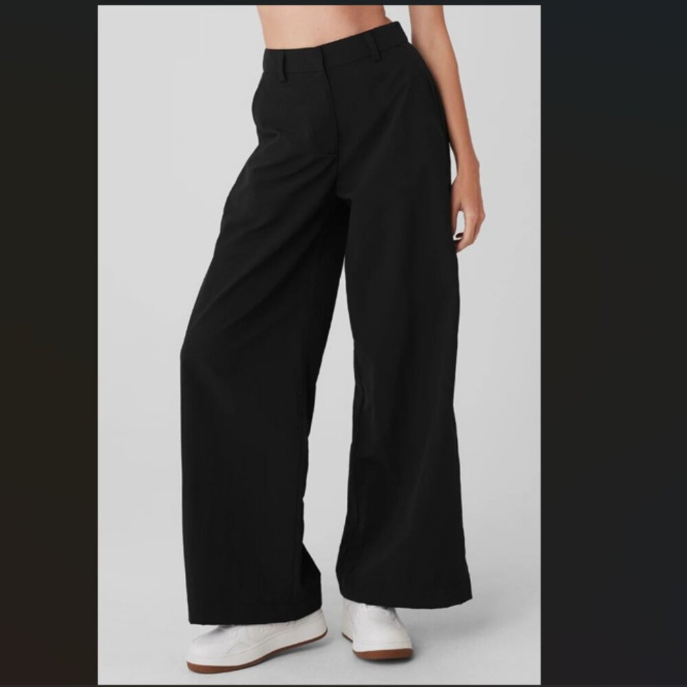 New Alo Yoga High-Waist Street Smart Trouser
